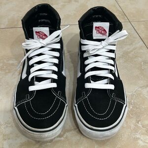 Vans Off The Wall Suede High Top Skate Sneakers Shoes Black Men’s 8.5 Women’s 10